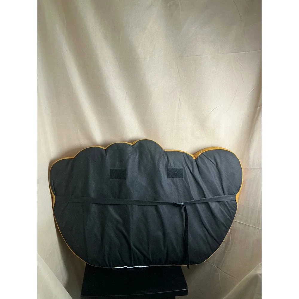 Baseball Glove and Ball Decorative Bed Post Pillow Twin Size Yellow Sports Decor